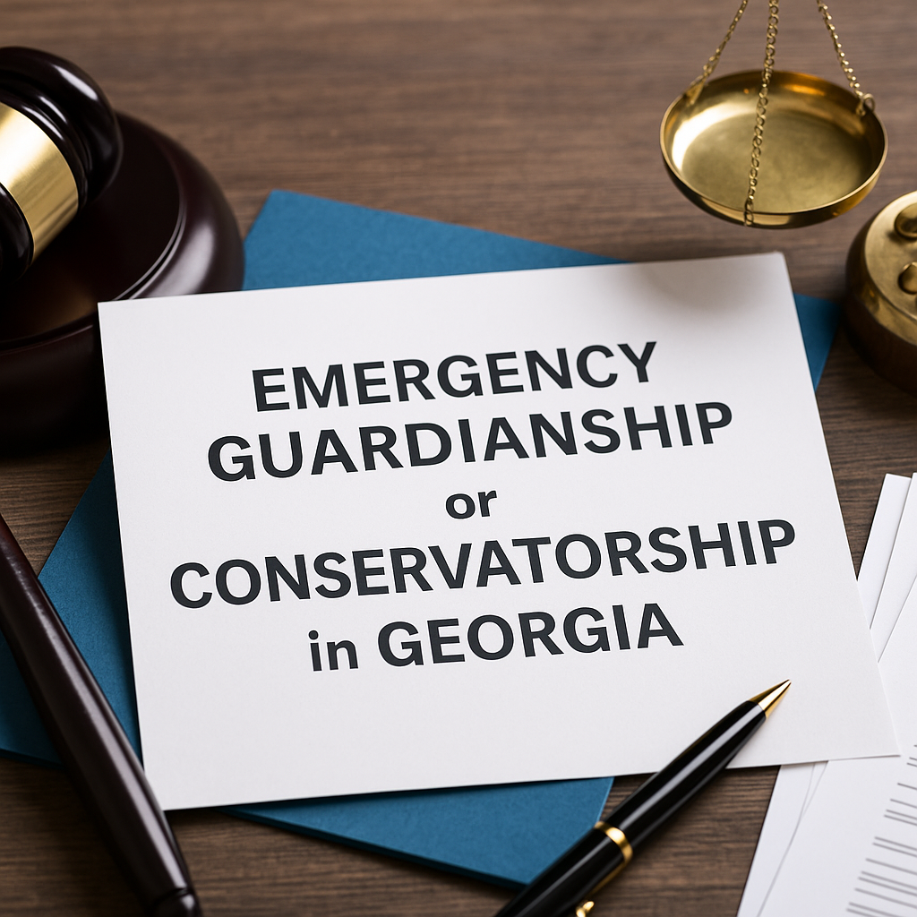Emergency Guardianship or Conservatorship in Georgia