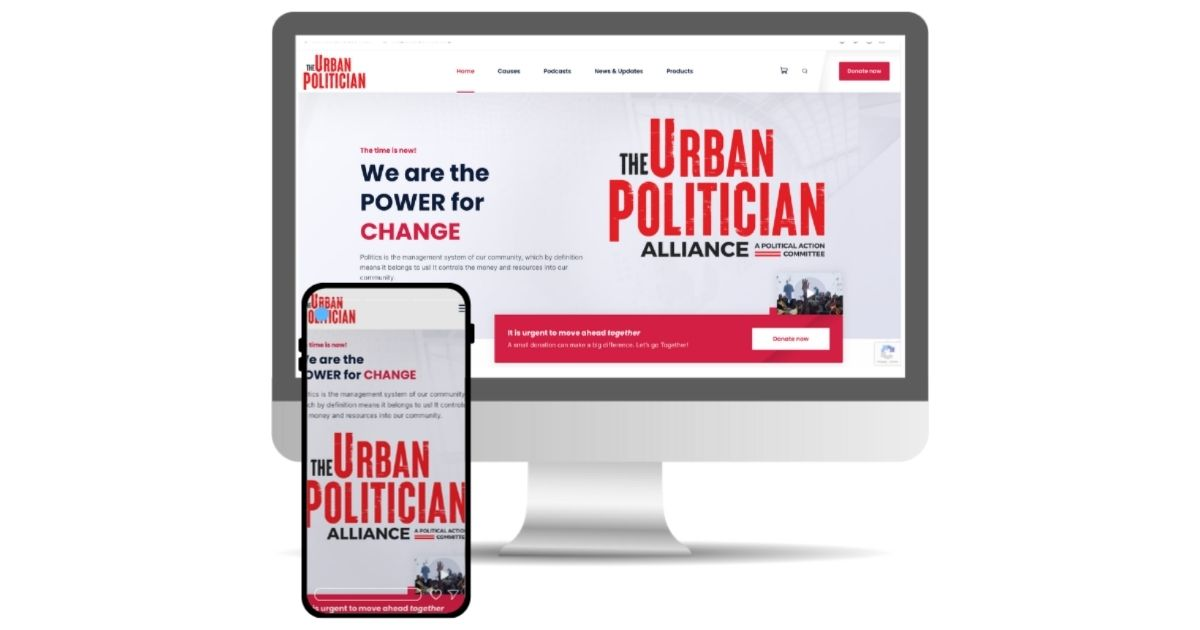 Web Design – Urban Politician | Elevated Sand
